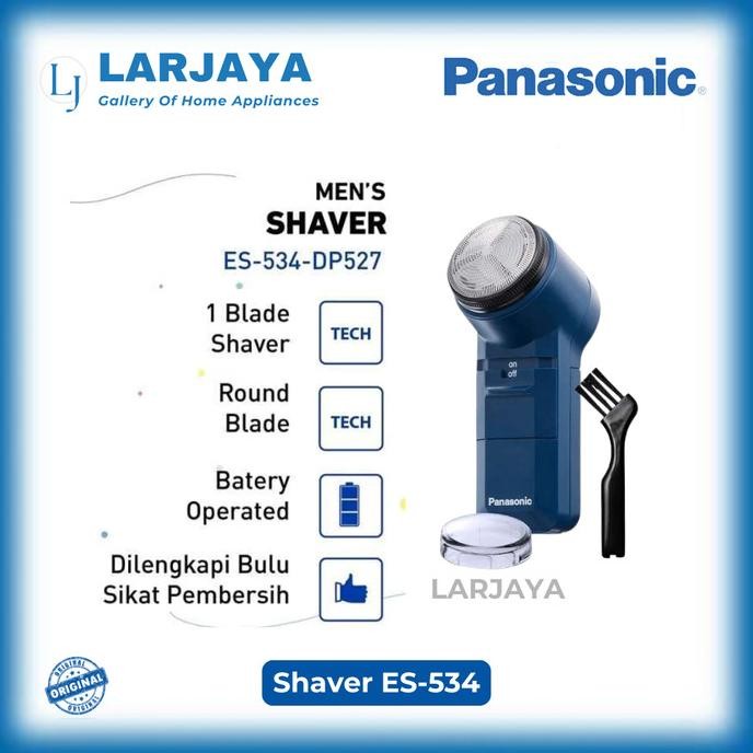 Terlaris Panasonic Shaver Es-534 Alat Cukur Kumis Pria Elektrik