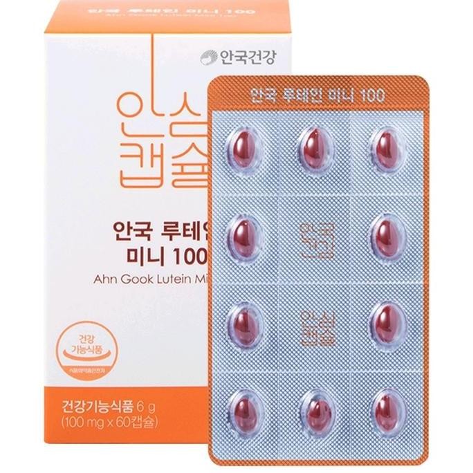 Lutein Mata Ahn Gook Lutein Mini 100 Lutein Korea Kesehatan Mata