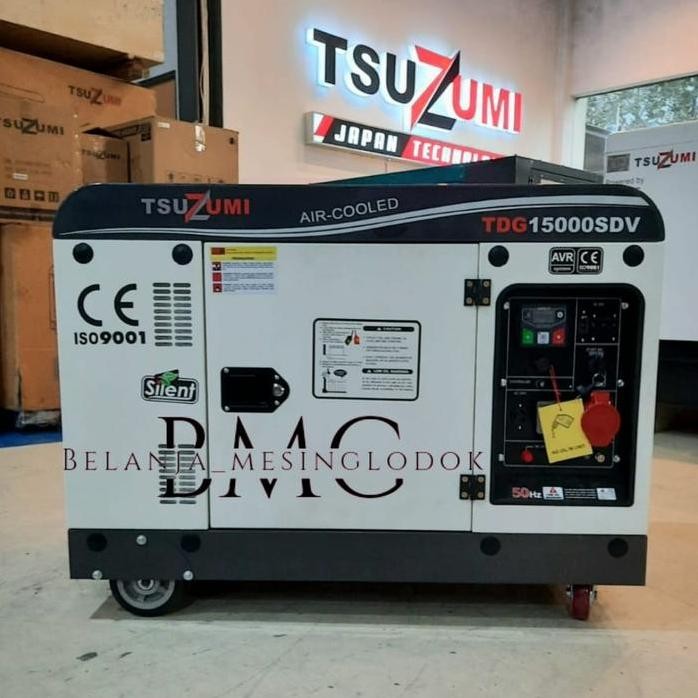 

Terlaris Genset Silent 15 Kva 3 Phase Tsuzumi Tdg 15000Sdv-3 Japan Technology