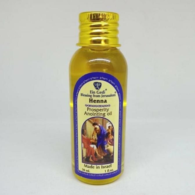 Minyak Urapan PROSPERITY HENNA Anointing Oil by Ein Gedi, Israel
