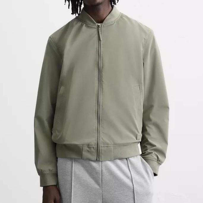Sale Jaket Bomber Zara Pria Original - Khaki