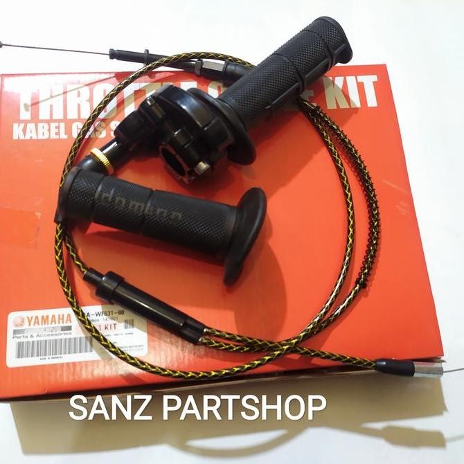 GAS SPONTAN DOMINO CABANG 2 RX KING KABEL CARBON