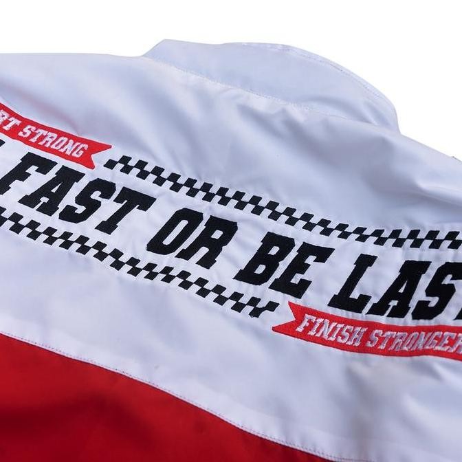 Murah Jaket Miscast Nascar Camaro Vintage Outdoor  Blue Full Bordir