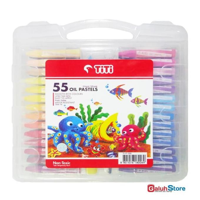 

ready Titi Crayon Oil Pastel 55 Warna