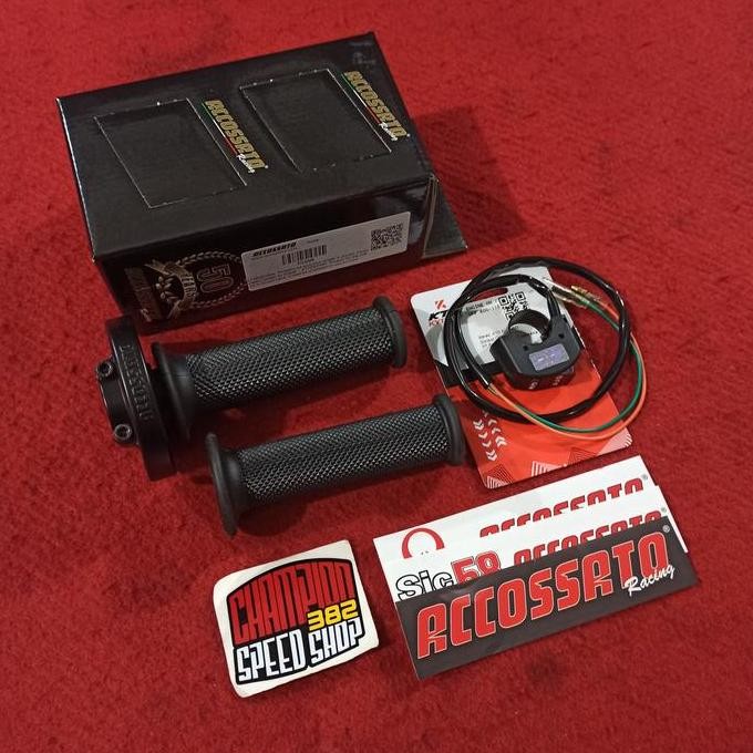 Paket Gas Spontan Accossato Italy Saklar Engine KTC Ninja 150RR RR 150