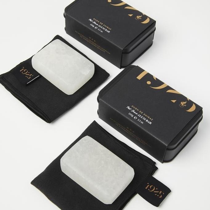 1925 Oudh de Shiraz Post-Shave Alum Bar 100g murah