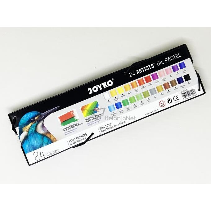 

ready Artists Oil Pastel Krayon Minyak | Crayon Joyko OP-24ART 24 Warna