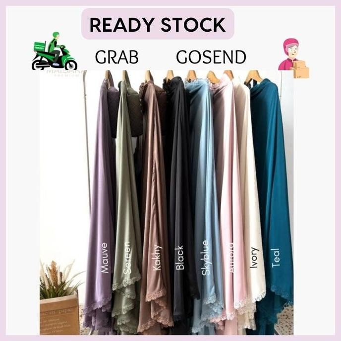 MUKENA DEWASA SUTRA SILKY POLOS BY ROYALE PREMIUM