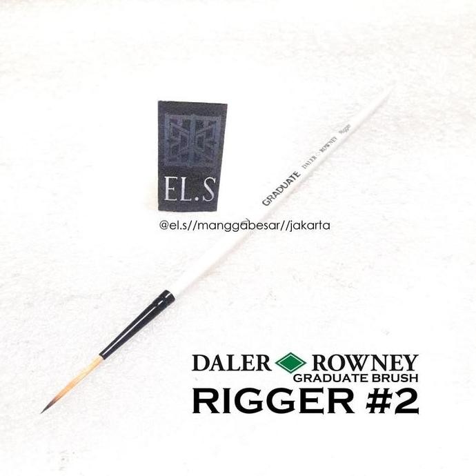

ready Daler Rowney Graduate Brush Rigger 2 (Kuas Lukis)