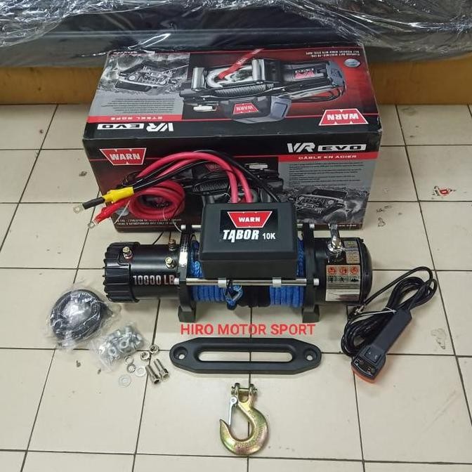 winch warn tabor 10 k plasma rope