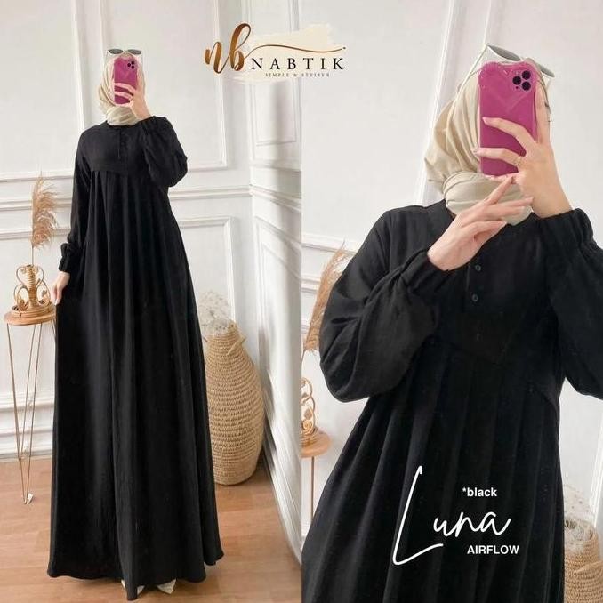 GAMIS CRINKLE AIRFLOW POLOS RAYA LUNA