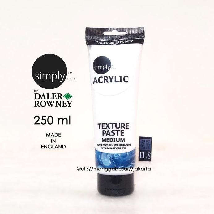 

ready Daler Rowney Simply Acrylic Texture Paste Medium 250 ml (Cat Acrylic)