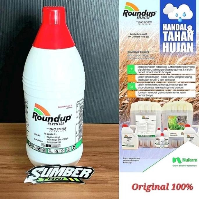 fresh Roundup 1 Liter - Pupuk Cair - Pembasmi Rumput Liar , Gulma