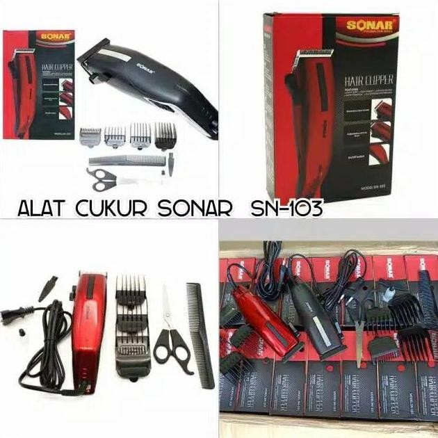 Terlaris Alat Cukur Rambut Clipper Bergas Sonar 103