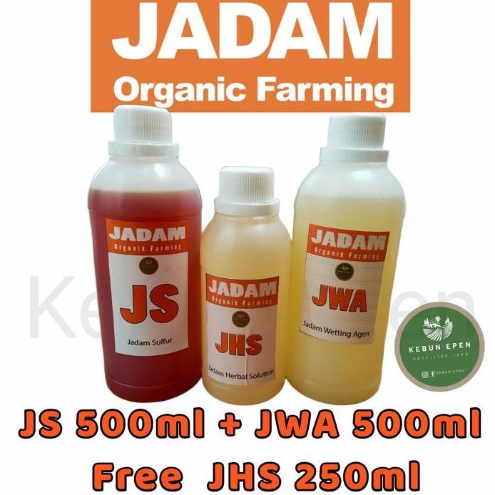 fresh Paket Jadam JS 500ml+ JWA 500ml FREE JHS 250ml