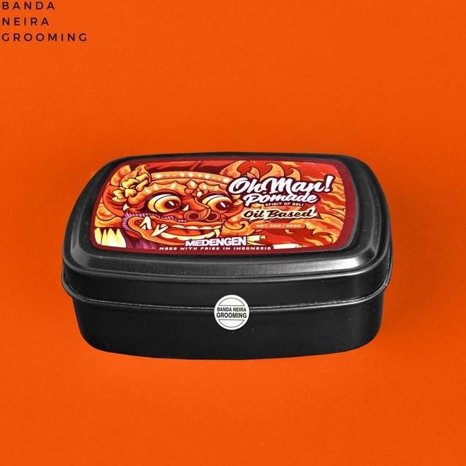 OH MAN / OHMAN Medengen Oil Based Pomade Strong Hold murah