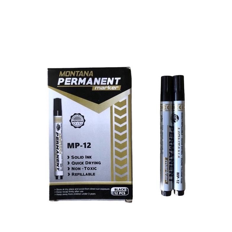 

1 PSC SPIDOL MP12 PERMANENT MARKER WARNA HITAM