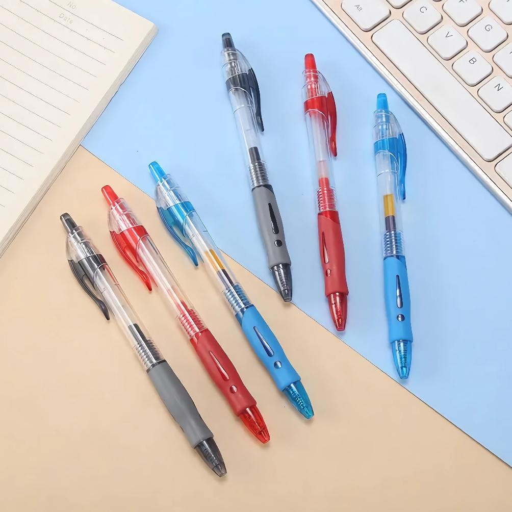 

BARU APEN PULPEN GEL INK 0.5MM PENCET STANDAR PENA CETEKAN ALAT TULIS KANTOR SEKOLAH PEN TINTA CAIR