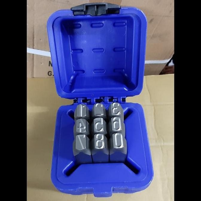 

KETOK ANGKA (0-9) UKURAN 16 MM / FIGURE STAMP PUNCH 16MM MERK MASUS