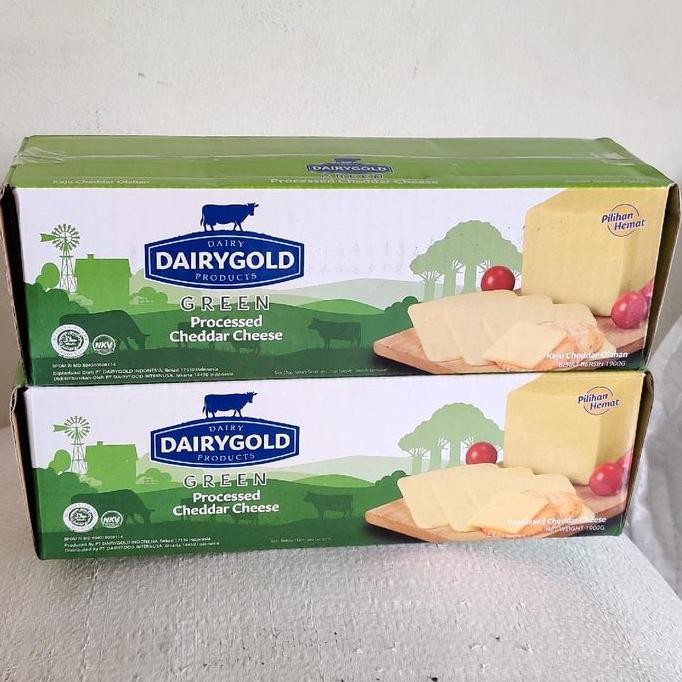 

Murah Dairygold Green Keju Processed Cheddar Cheese 2Kg