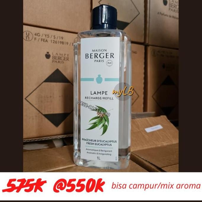 Refill Oil Lampe Berger (France) - Fresh Eucalyptus (Kayu Putih)
