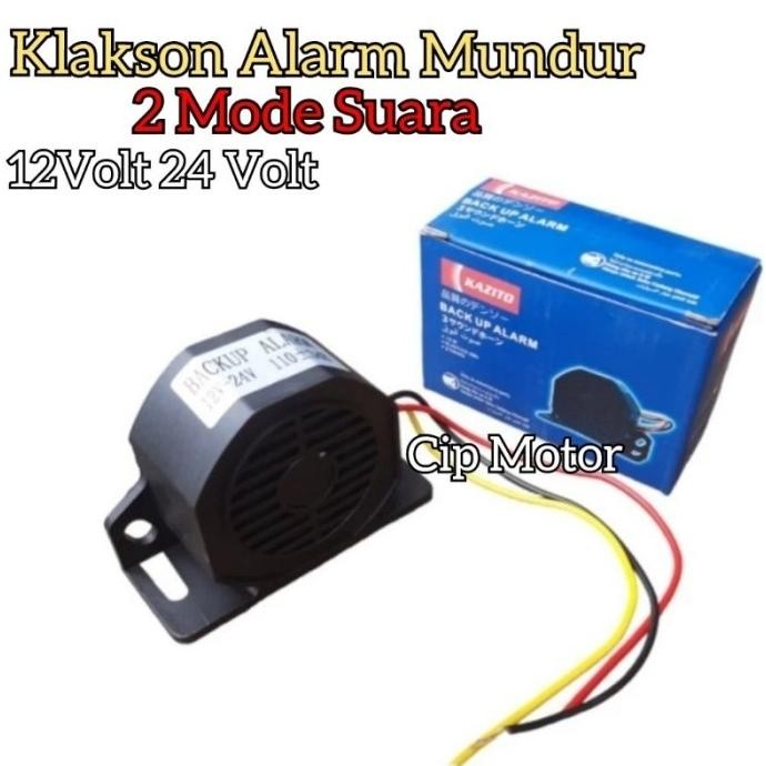 Sale Klakson Alarm Mundur 2 Suara 12 Volt 24 Volt Mobil Truk Rem Motor