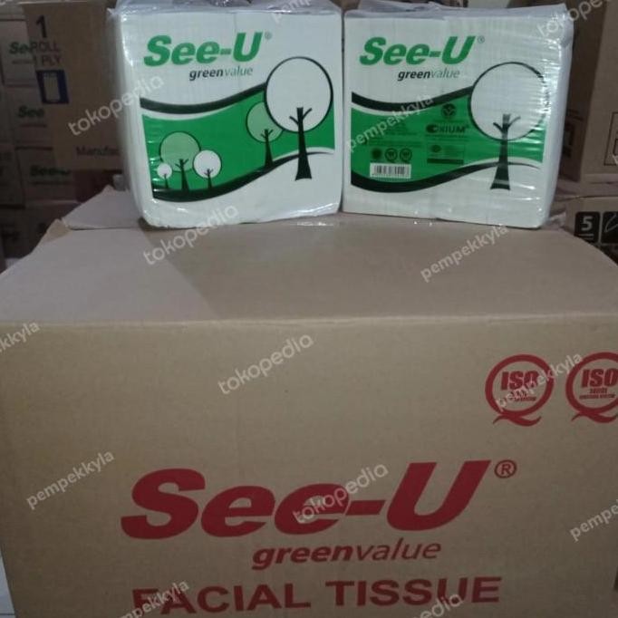 Tissue See U Facial Kiloan 650 Gram Dus Karton Isi 20Pcs
