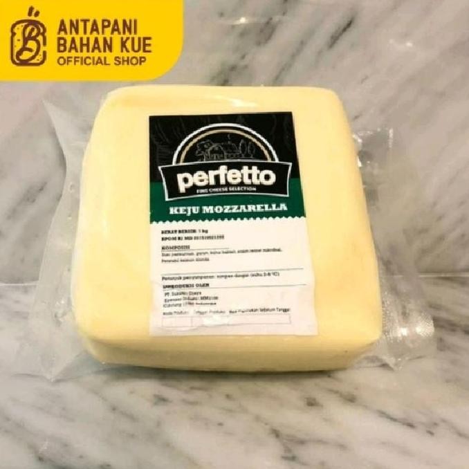 

Grosir Keju Mozarella Perfetto 1Kg Mozarella Cheese