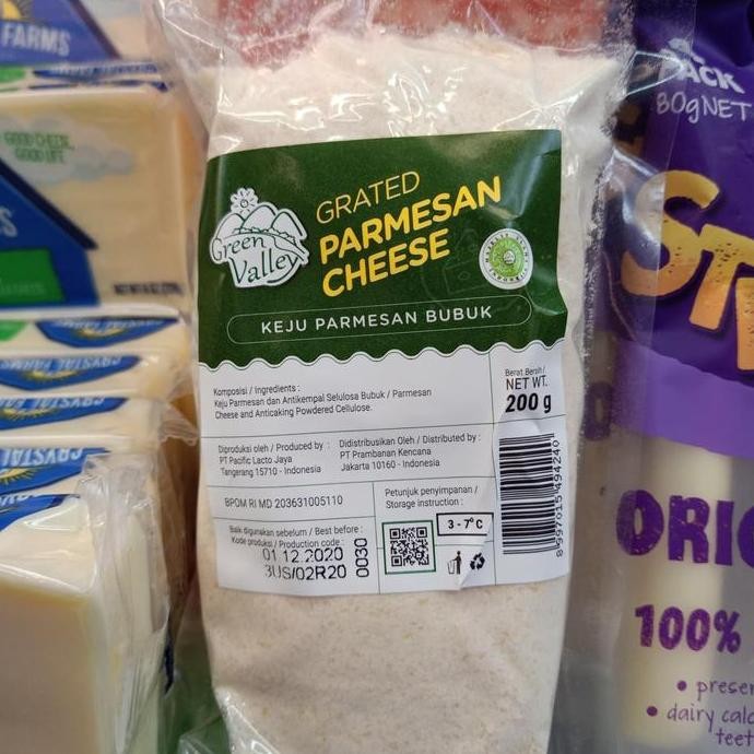 

Promo Green Valley Parmesan Cheese 200G