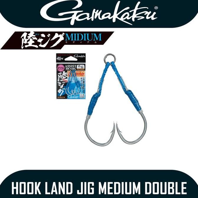 Kail Pancing Assist Gamakatsu Assist Hook Land Jig Medium (Double)