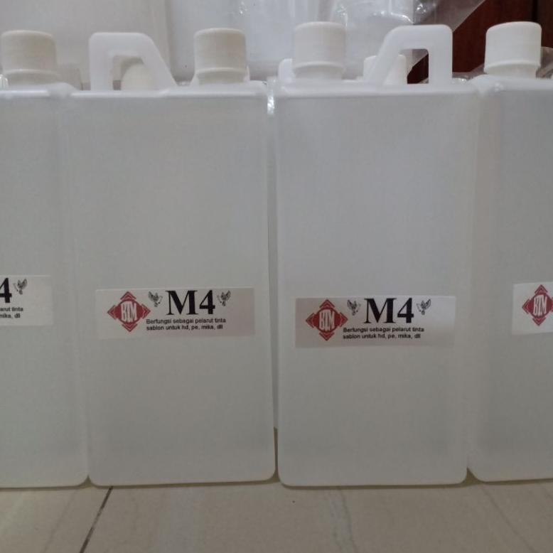Produk Baru!! M4 Pengencer Tinta Sablon Minyak M4 Asli untuk Sablon dan Tinta Plastik