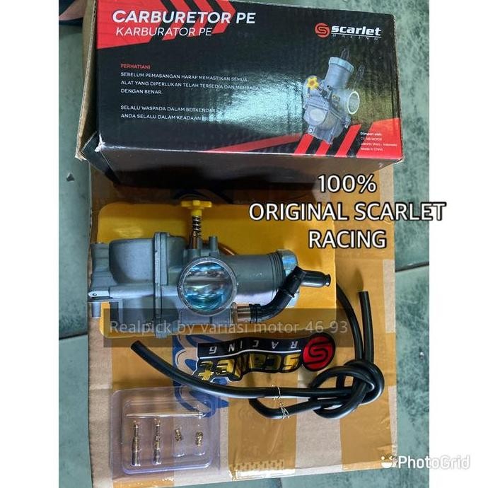 karbu pe28 scarlet klx 150 karburator pe28 scarlet racing orinal