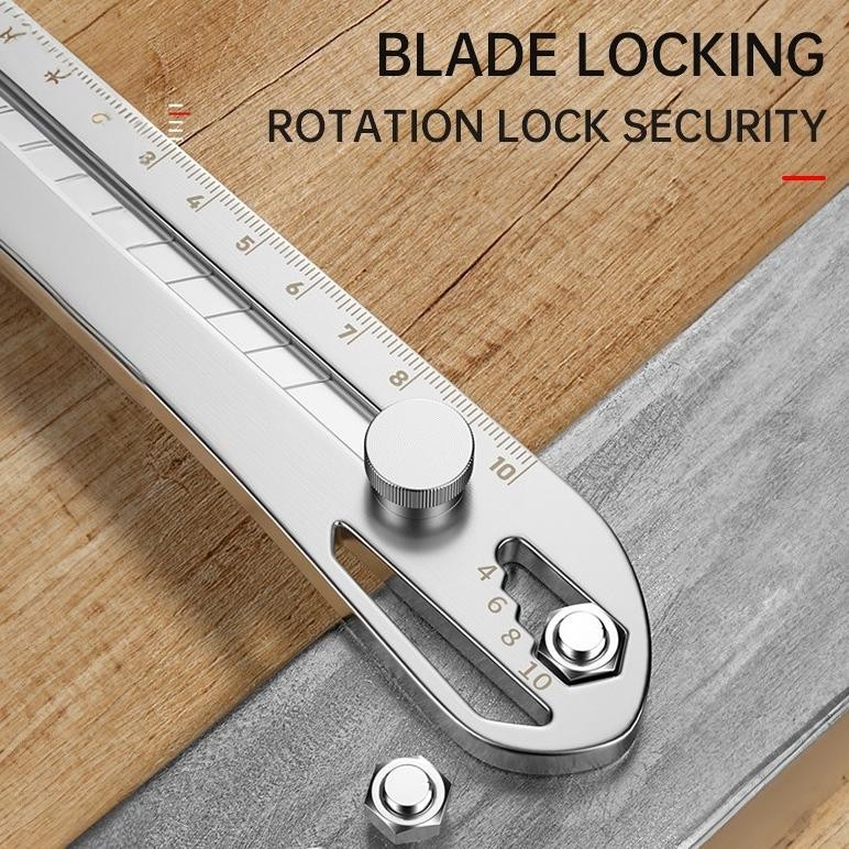 

New !!! Tk-30 Cutter Besi Stainless Cutter Pisau Besar 18Mm Pisau Set Cutter Pisau Pemotong Kertas Serbaguna