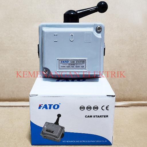 Produk Baru Saklar CAM Starter Handle FATO GA15A 3P 500V 15A On Off Listrik Industri