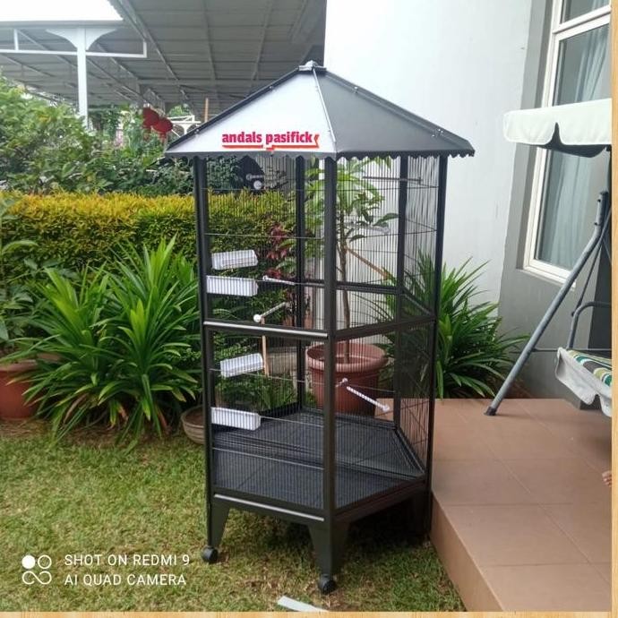 kandang burung cucak rowo, burung jalak dll. bongkr pasang besar segi8