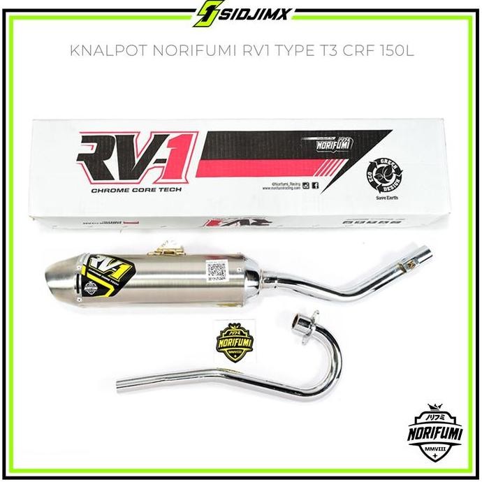 Knalpot NORIFUMI RV1 Type T3 KLX 150 BFOOT CRF 150L WR 155 Ori