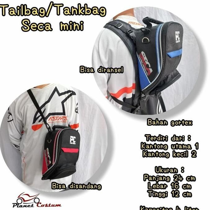 Tas Bagasi Motor Trail Motocross Touring Universal Plus Cover Hujan