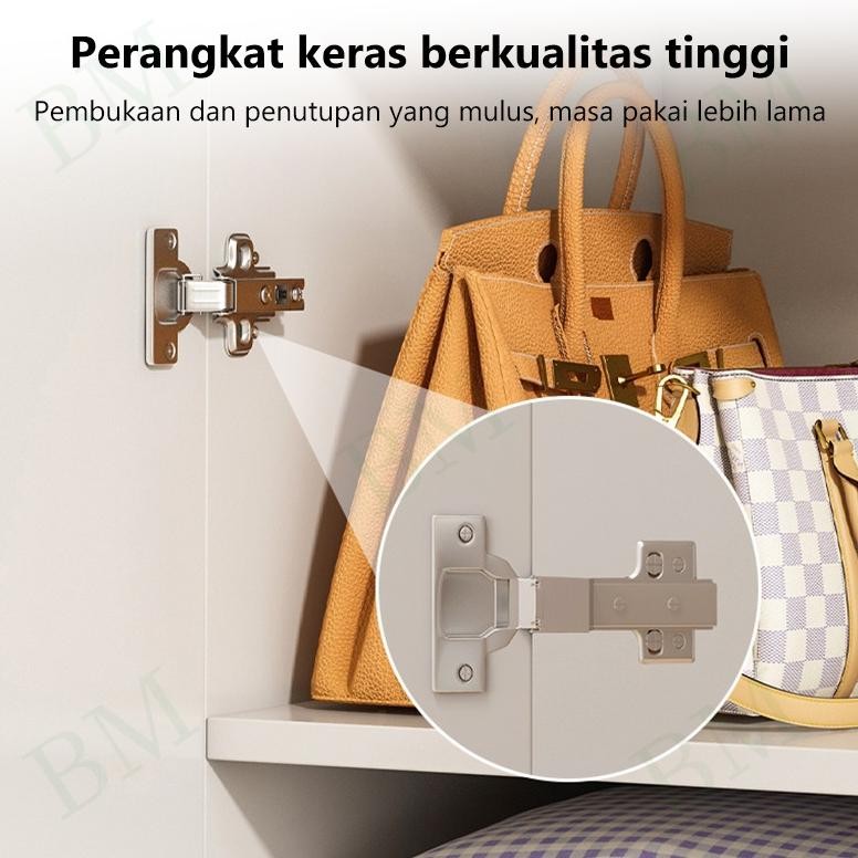 IH Lemari Laci Kayu Lemari Laci 5 susun Putih Lemari Kabinet Minimalis Lemari Pakaian Serbaguna