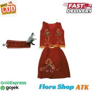 Baju Adat Dayak Kalimantan Anak Perempuan