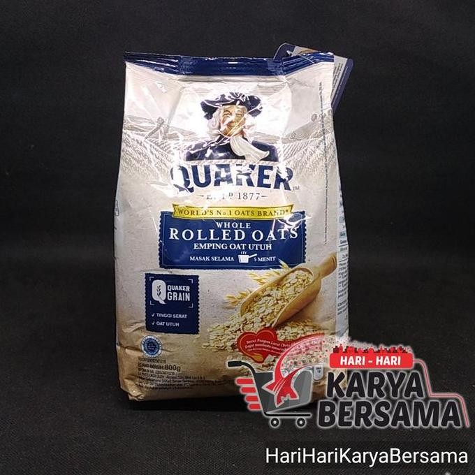 

Quaker Whole Rolled Oats 800Gr Terbaru