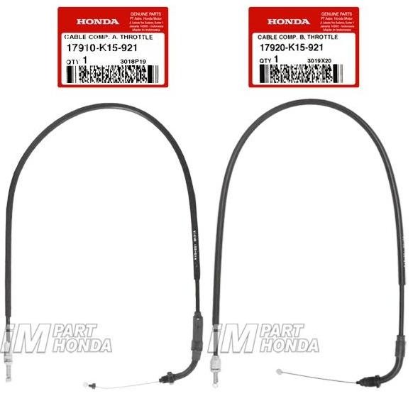 17910-K15-921 17920-K15-921 Kabel Gas A B Atas Bawah Cb 150 R Led 2015 - 2017