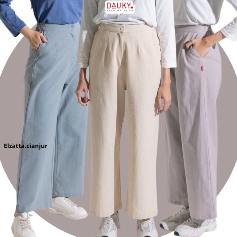 DAUKY CELANA KULOT PALAZZO DAUKY PALAZZO LINEN CELANA TERBARU PALAZZO DISKON CELANA PALAZZO KULOT CE