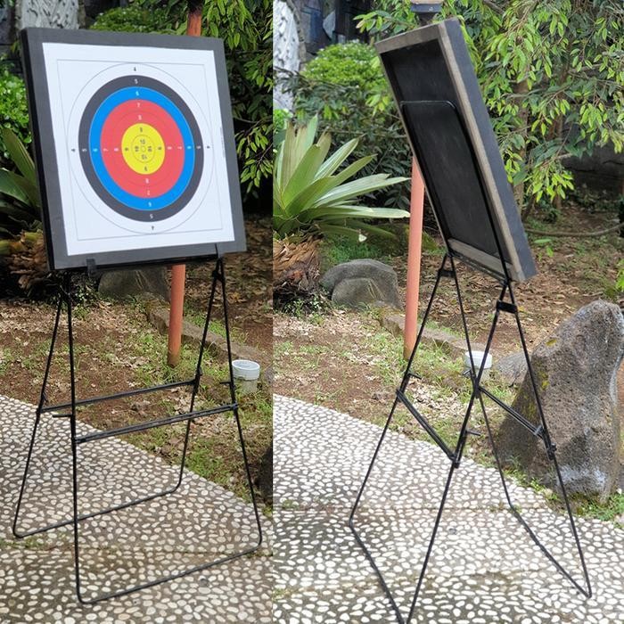 Target Stand Lipat Besi Solid Panahan Original Dan Terpercaya