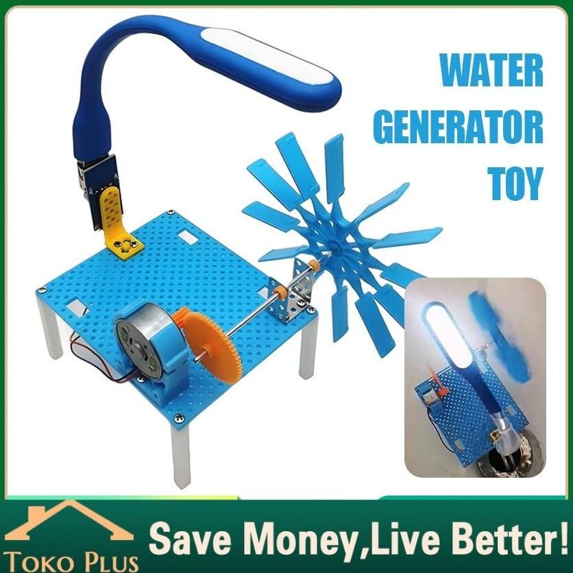 Diy Kit Water Turbin Pembangkit Listrik Tenaga Air / Kincir Air Turbine Turbin Water Water Turbine G