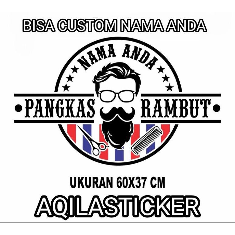 

STICKER,STIKER KACA DINGDING BABERSHOP,BABER PANGKAS RAMBUT SV9