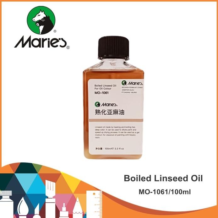 

Maries Boiled Linseed Oil MO-1061/100ml / Pengencer Cat Minyak / Medium For Oil Colour SV9