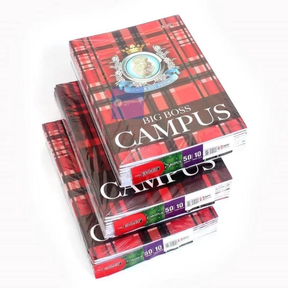 

SIDU Sinar Dunia Buku Big Boss Campus 50 (Pak) / Buku Tulis Big Boss Campus 50 Lembar 1pak Isi 10 Buku SV9