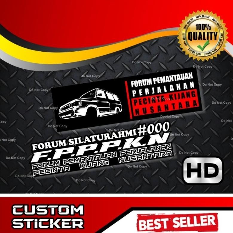 

Sticker Forum Silaturahmi Vinyl Putih SV9