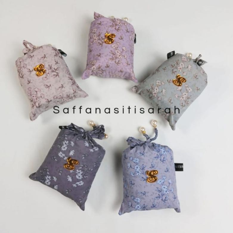 Mukena Mini Traveling Parasut Korea Premium 2in1 Set Sajadah AST