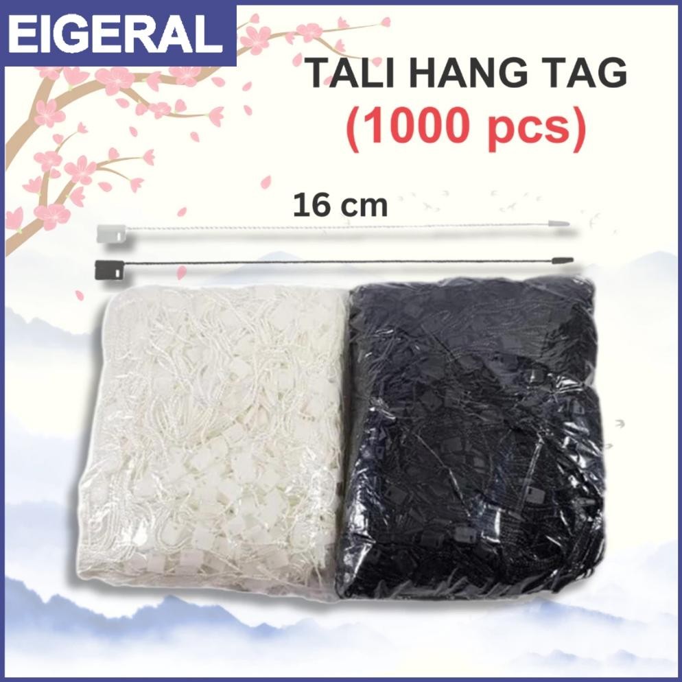 

Tali Hang Tag 1000 pcs Tali Hangtag Hitam & Putih SV9